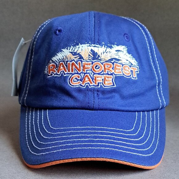 Rainforest Cafe Nashville Hat (Blue, Restaurant, Opry Mills Mall) - Picture 1 of 9
